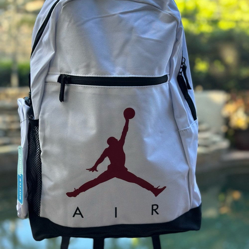NIKE AIR JORDAN BACKPACK 9A0503-001 WHITE
